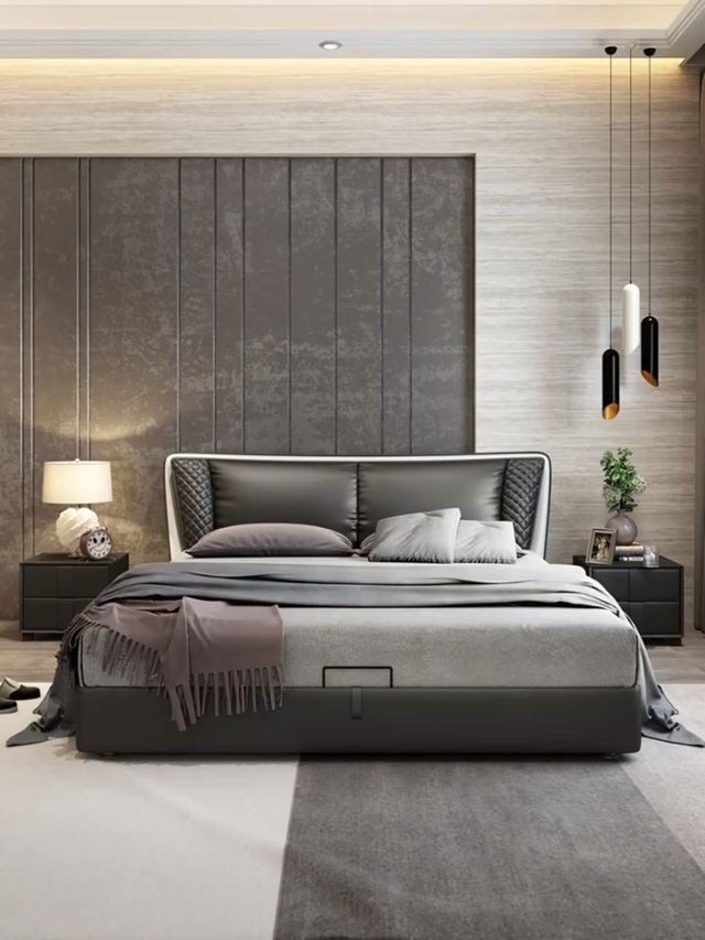 Premium Wooden Double Bed with Storage