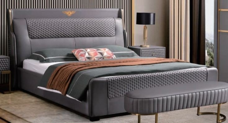 Premium Wooden Double Bed with Storage