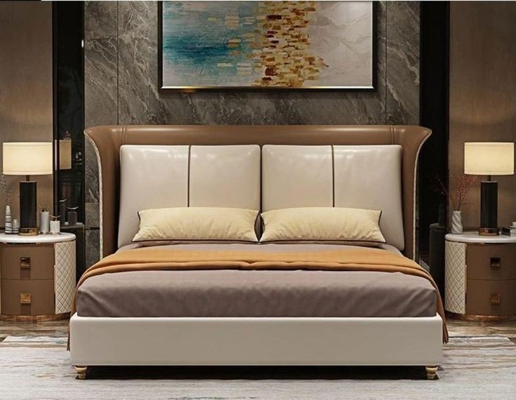 Premium Wooden Double Bed with Storage