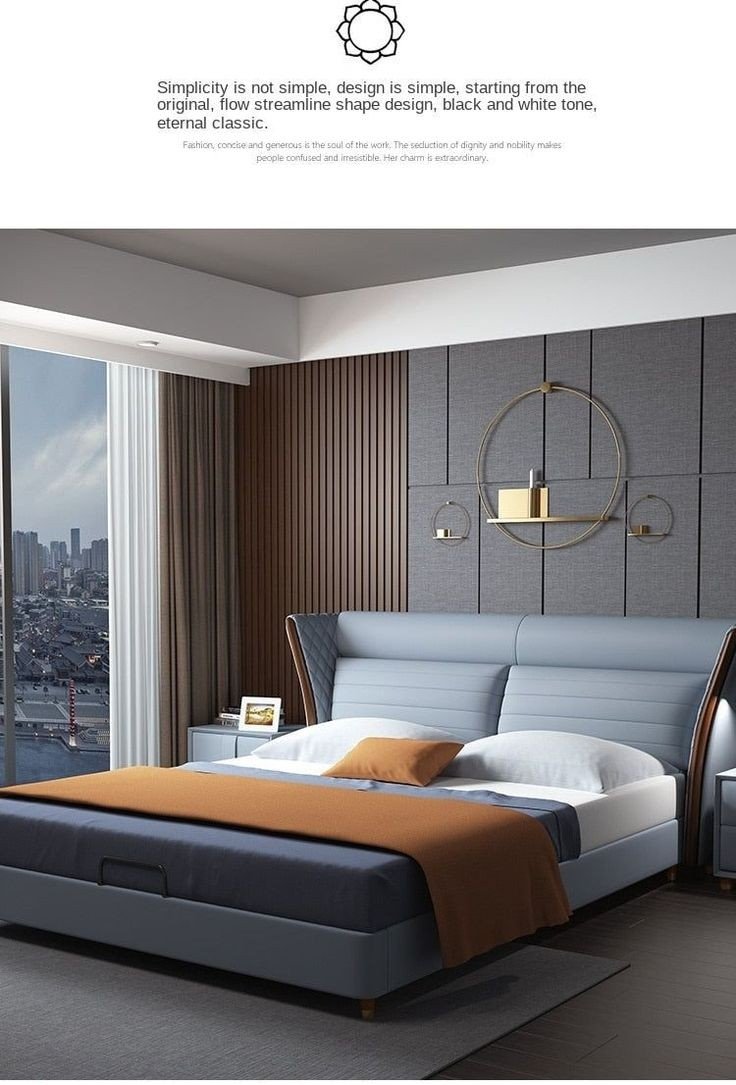 Premium Wooden Double Bed with Storage