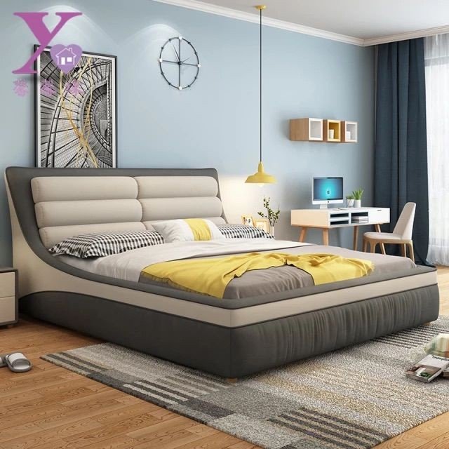 Premium Wooden Double Bed with Storage