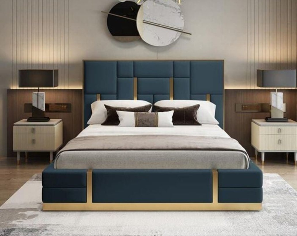 Premium Wooden Double Bed with Storage