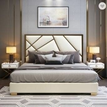 Premium Wooden Double Bed with Storage