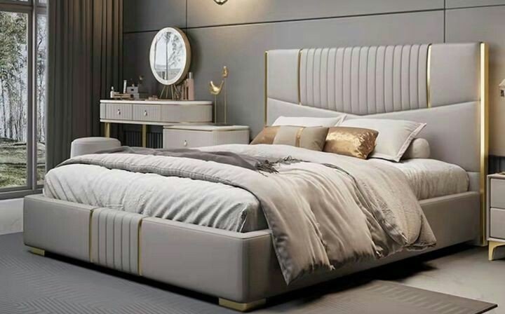 Premium Wooden Double Bed with Storage